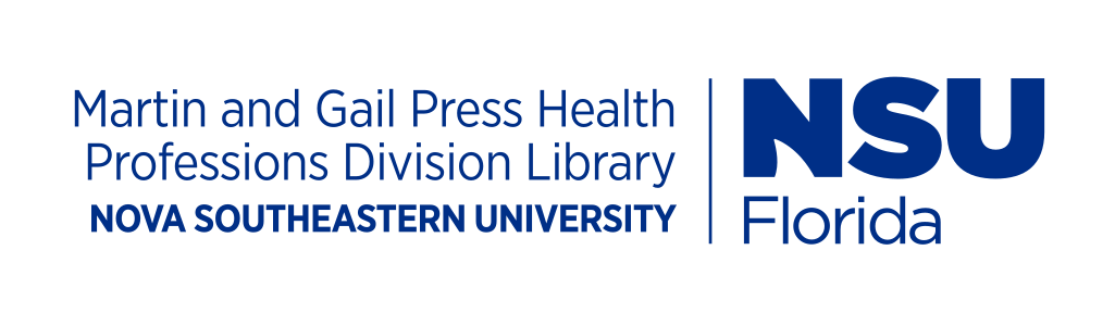 Martin and Gail Press Health Professions Division Library, horizontal blue variant, cell 130