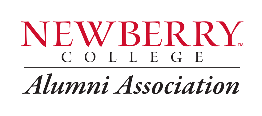 Newberry College Alumni Association wordmark, red/black variant, cell 38