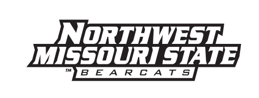 Northwest Missouri State Bearcats wordmark, black and white variant, cell 14