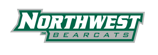 Northwest Bearcats wordmark, full color variant, cell 16