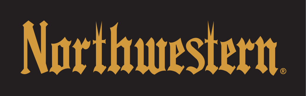 Northwestern wordmark, Gothic font variant, cell 50
