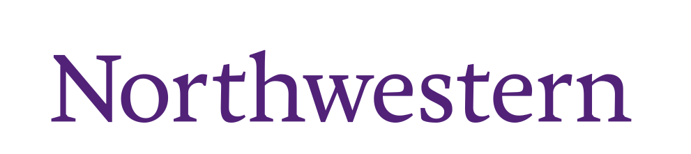 Northwestern wordmark, purple variant, cell 52