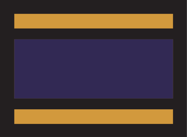 Gothic Stripes, gold/purple bars variant, cell 46