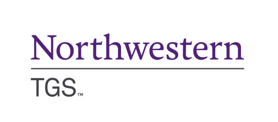 Northwestern TGS, stacked wordmark color variant, cell 102