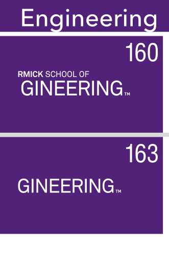 Northwestern Kellogg wordmark, reverse variant, cell 172