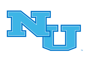 NU lettermark, light blue variant, cell 20