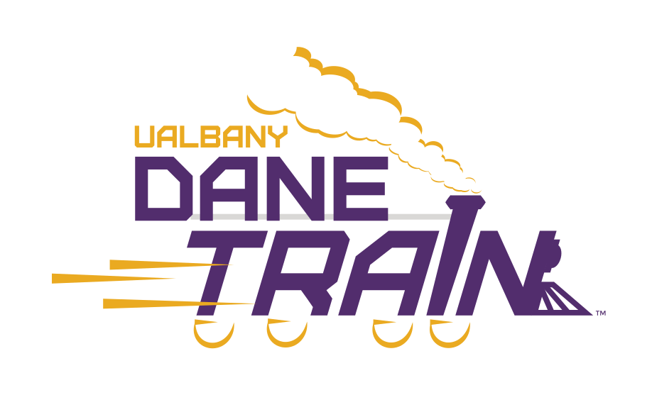Dane Train logo, full color on white variant, cell 40