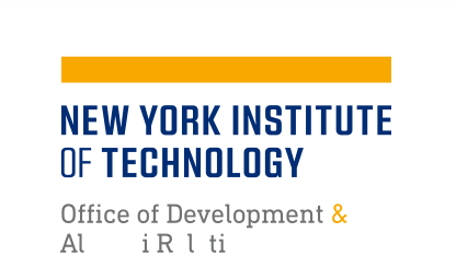 NYIT wordmark with department, color on white variant, cell 115