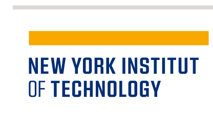 NYIT wordmark with department, color on white variant, cell 155