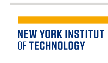 NYIT wordmark with department, color on white variant, cell 159