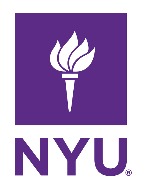 NYU logo, vertical variant, cell 2