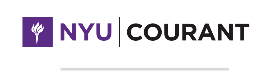 NYU COURANT, horizontal lockup variant, cell 7