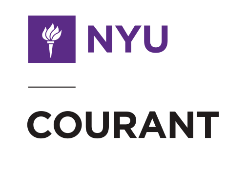 NYU COURANT, vertical lockup variant, cell 24