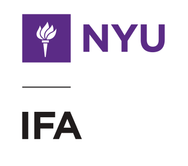 NYU IFA, vertical lockup variant, cell 29