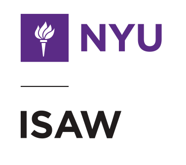 NYU ISAW, vertical lockup variant, cell 30