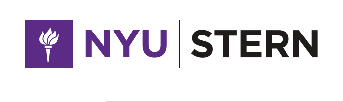 NYU STERN, horizontal lockup variant, cell 17