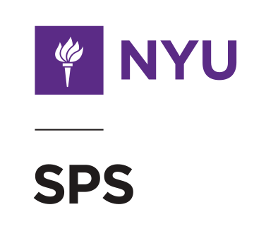NYU SPS, vertical lockup variant, cell 36