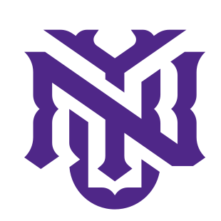 NYU Monogram, interlocking ultraviolet variant, cell 54