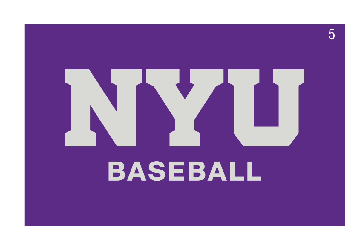 NYU Baseball, sport-specific white variant, cell 59