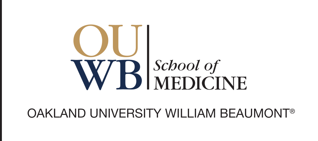OUWB School of Medicine, color with tagline variant, cell 34