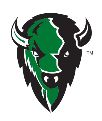 front-facing mascot head, green/black/white variant, cell 8
