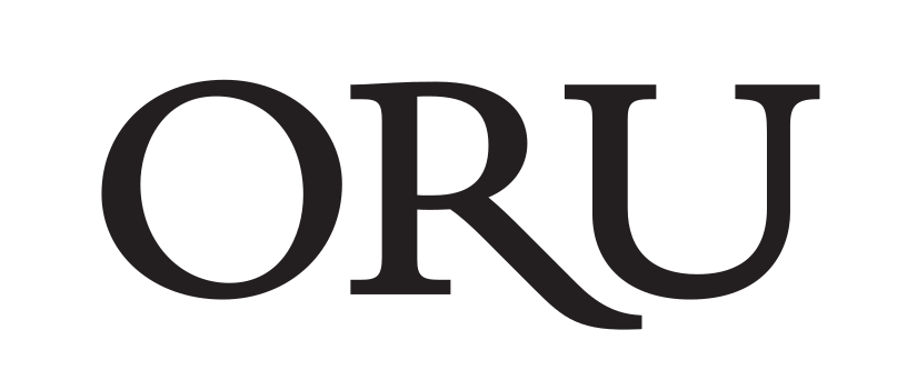 ORU lettermark, black variant, cell 55