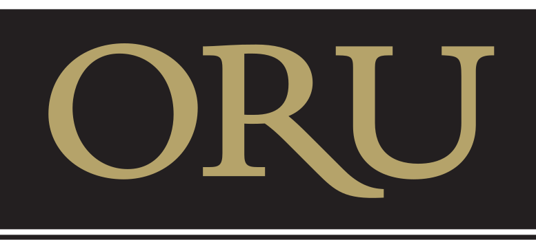 ORU lettermark, gold on dark variant, cell 56