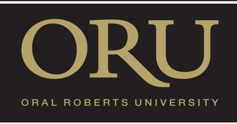 ORU wordmark, gold lockup on dark variant, cell 61