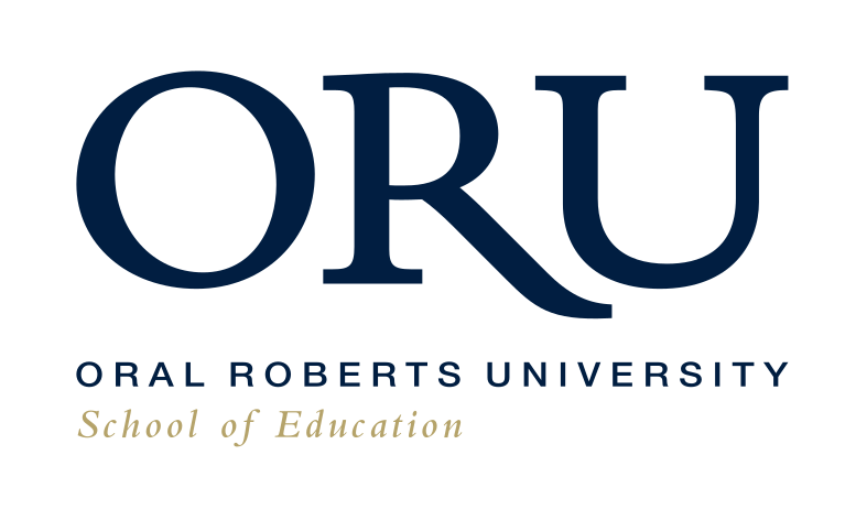ORU wordmark, School of Education lockup variant, cell 65