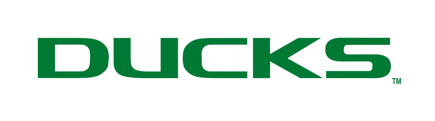 DUCKS wordmark, green variant