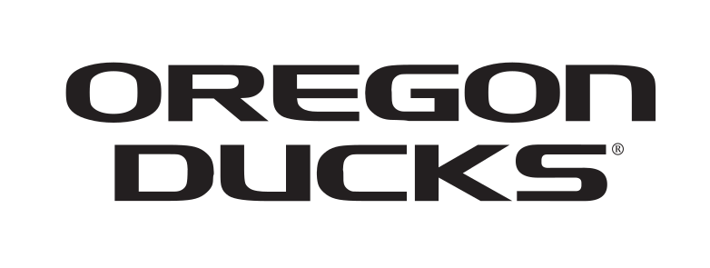 OREGON DUCKS wordmark, black variant