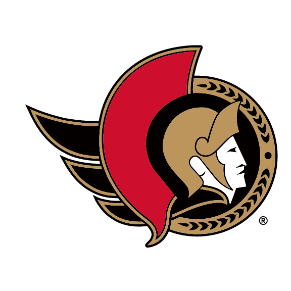 Ottawa Senators primary logo, full color with R variant
