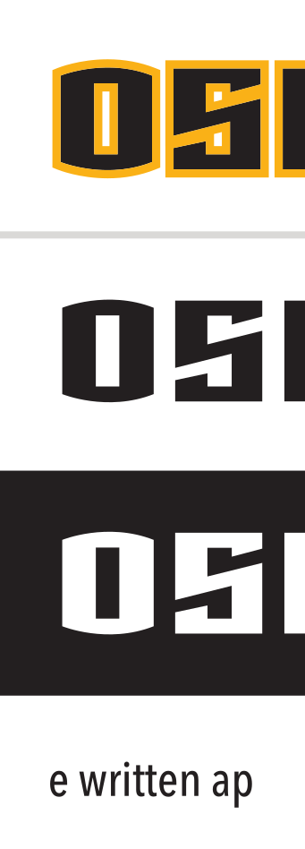 UW-OSHKOSH wordmark, black and white variant, cell 26