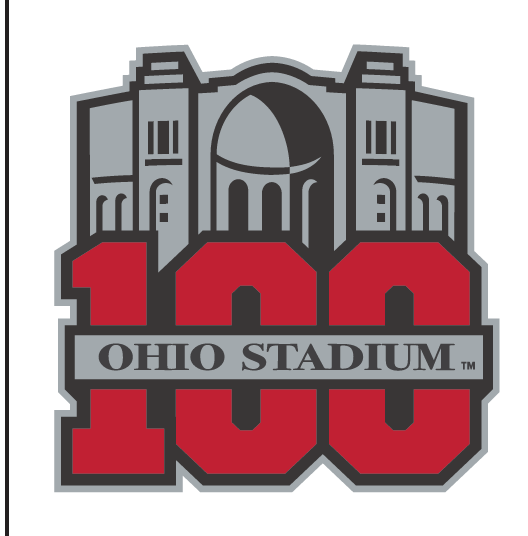 Ohio Stadium 100th Birthday Mark, full color variant, cell 6