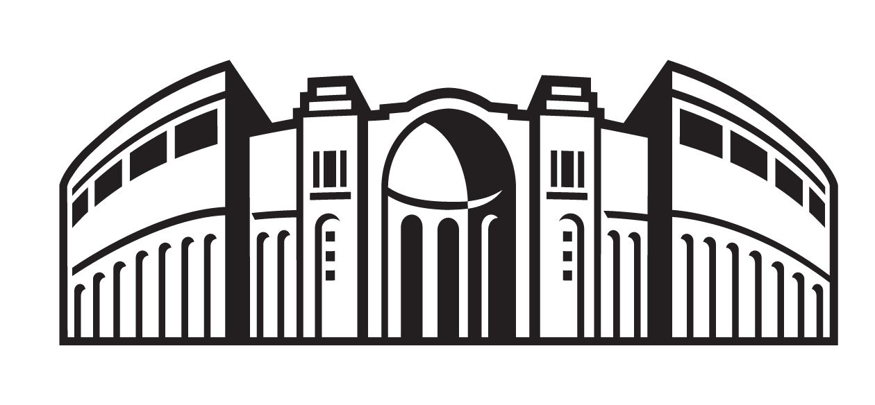 Ohio Stadium mark, one color black variant, cell 13
