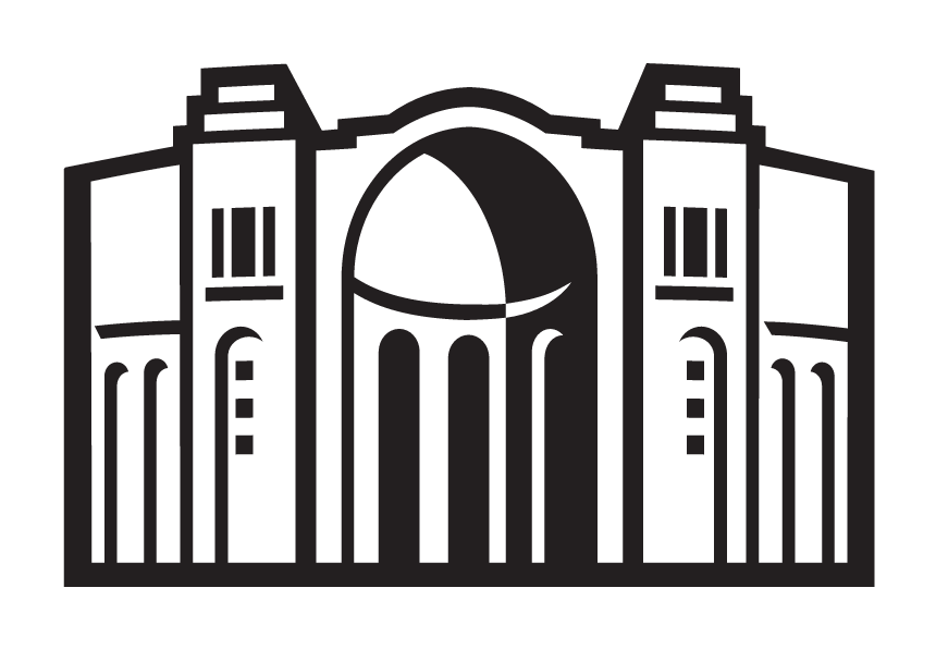 Ohio Stadium mark, one color black cropped variant, cell 15