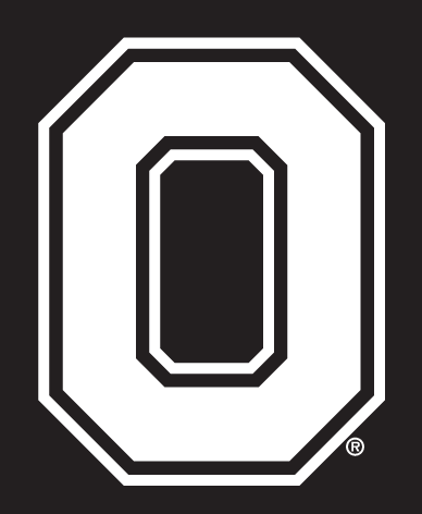 Block O, white with black outline variant