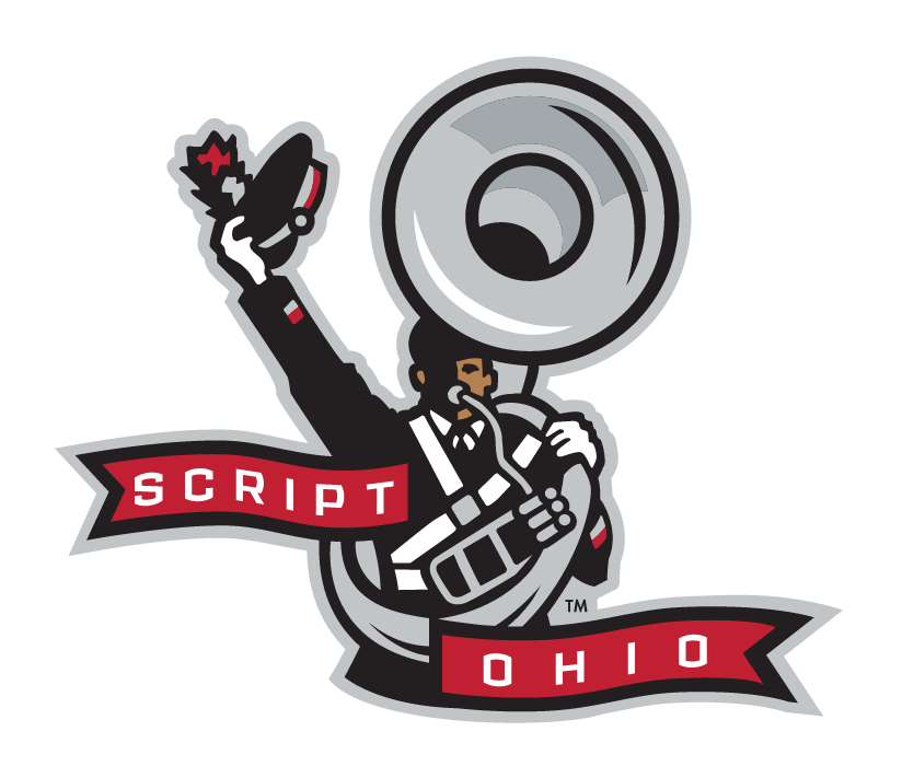 Script Ohio with Sousaphone Player, full color, alternate layout variant, cell 37