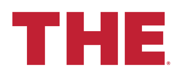THE wordmark, red variant, cell 45