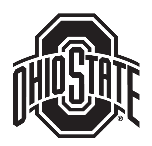 Ohio State logo, black outline on light background variant