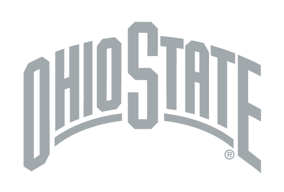 OHIO STATE wordmark, gray variant