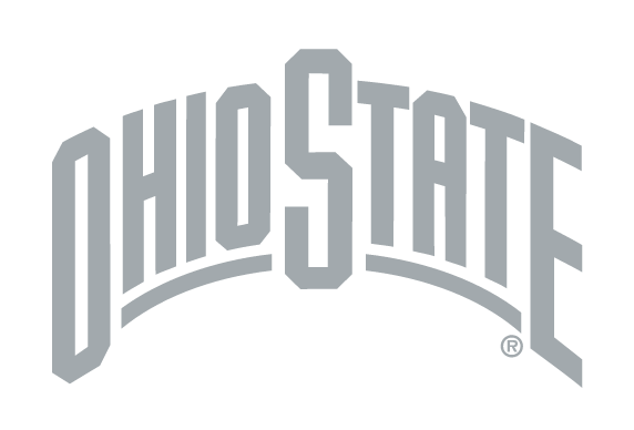 OHIO STATE wordmark, gray variant