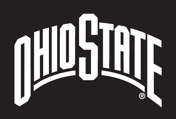 OHIO STATE wordmark, white variant