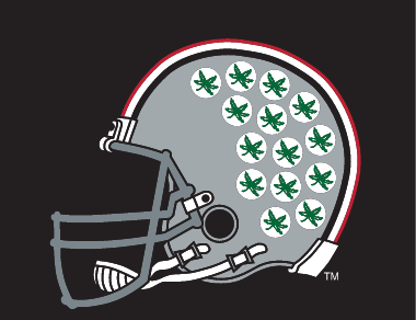 helmet logo, left side, color on black variant