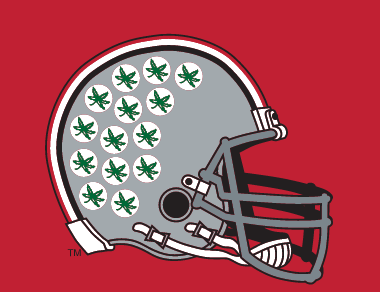 helmet logo, left side, color on red variant