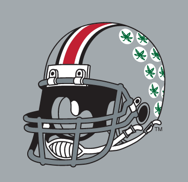 helmet logo, right side, color on gray variant