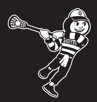 Brutus Buckeye, lacrosse, reverse variant