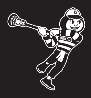 Brutus Buckeye, lacrosse, reverse variant