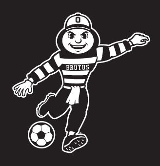 Brutus Buckeye, soccer, reverse variant