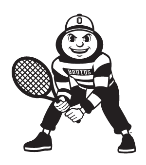Brutus Buckeye, tennis, black and white variant